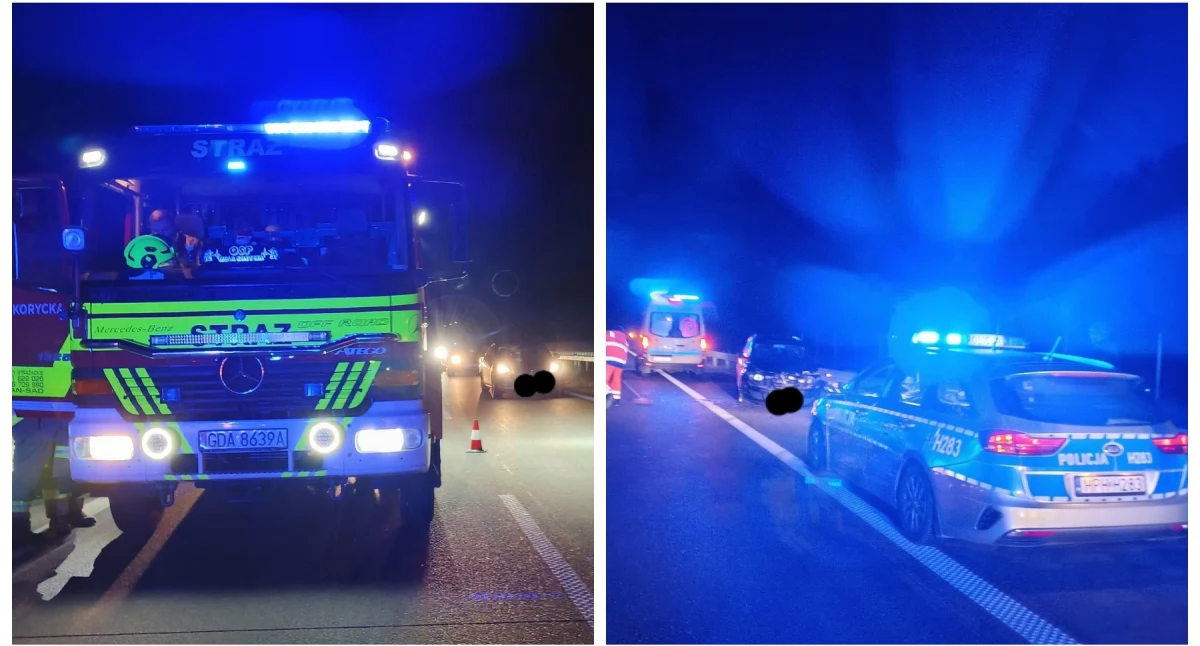 Wypadki drogowe , Kolizja Chrzest bojowy nowego zaliczony - zdjęcie, fotografia