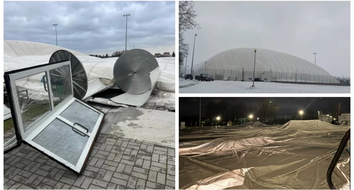 Inne Powiat, Uszkodzona pneumatyczna naprawy - zdjęcie, fotografia