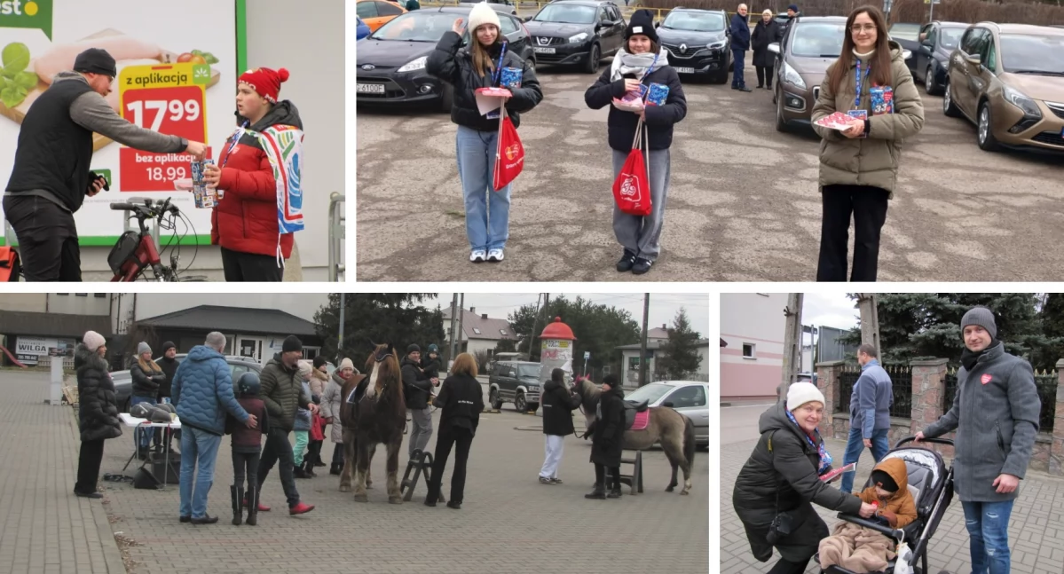 Charytatywnie, Gminie Wilga zebrali prawie - zdjęcie, fotografia