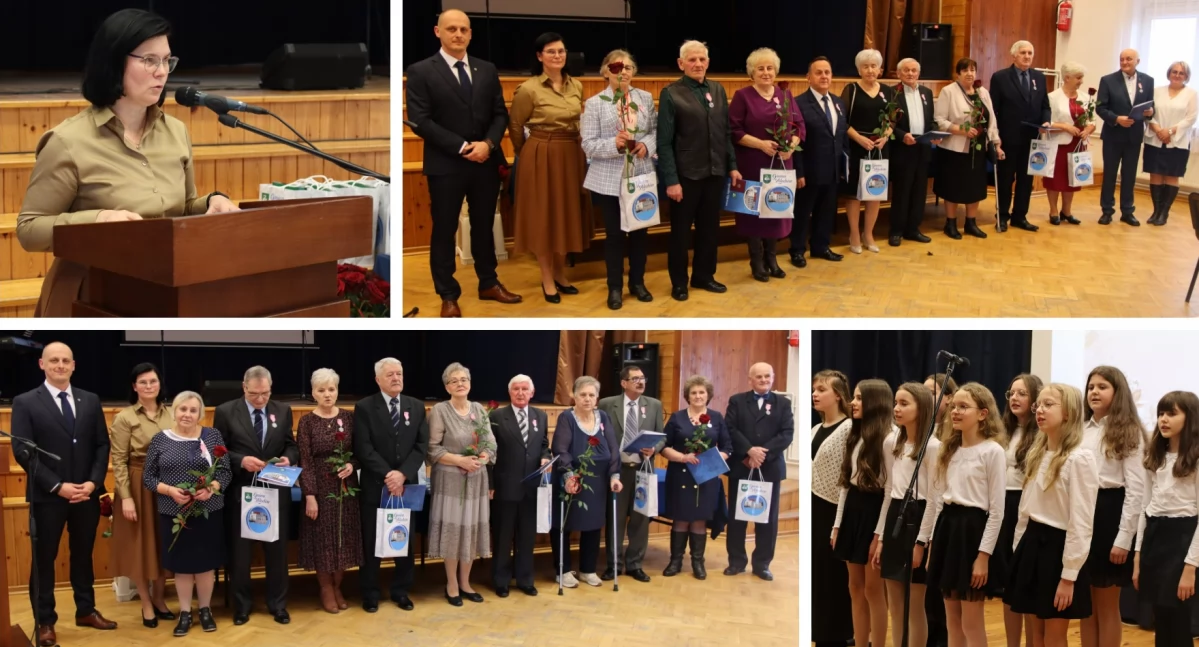 Uroczystości Powiat, Złote Platynowe Diamentowe Gminie Żelechów - zdjęcie, fotografia