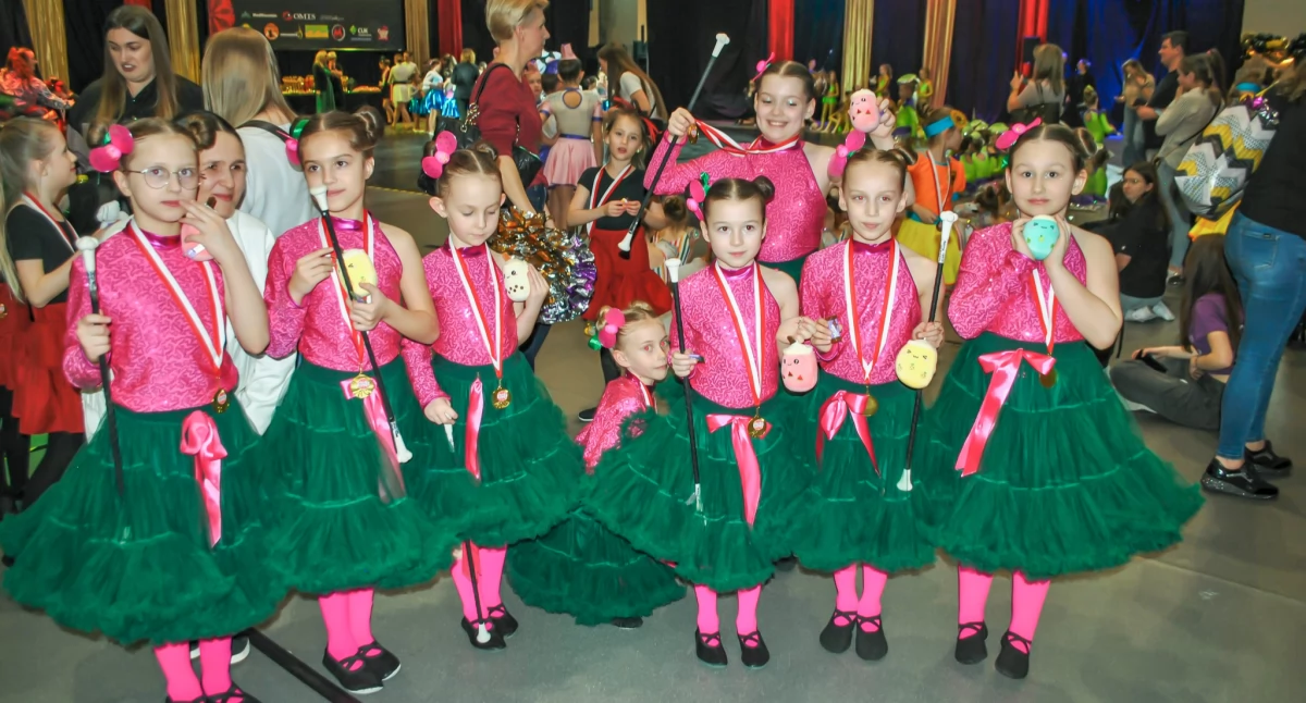 Występy, Mażoretki Starego Pilczyna sukcesami Kurpie Dance 2025! - zdjęcie, fotografia