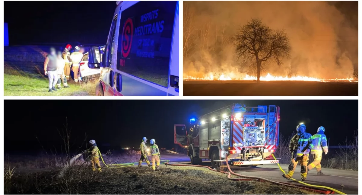 Pożary - interwencje straży, Strażacka kronika zdarzeń Garwolinie - zdjęcie, fotografia