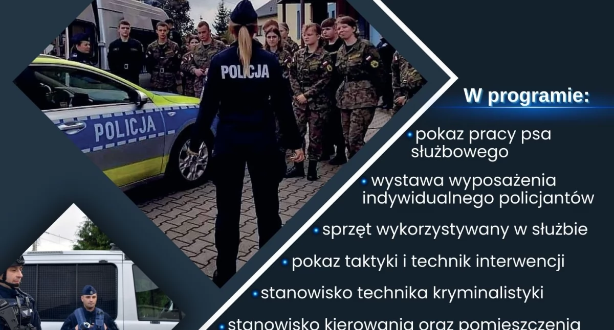 W Garwolinie, Poznaj policyjną służbę podszewki! Dzień otwarty komendzie policji! - zdjęcie, fotografia