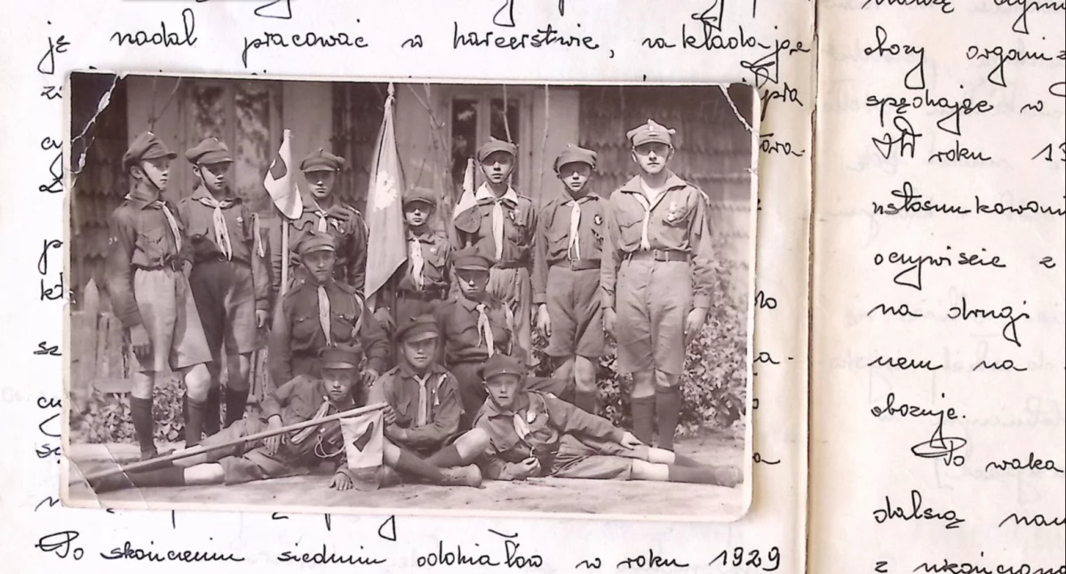 Historia, harcerzach Stanisława Hordliczki - zdjęcie, fotografia