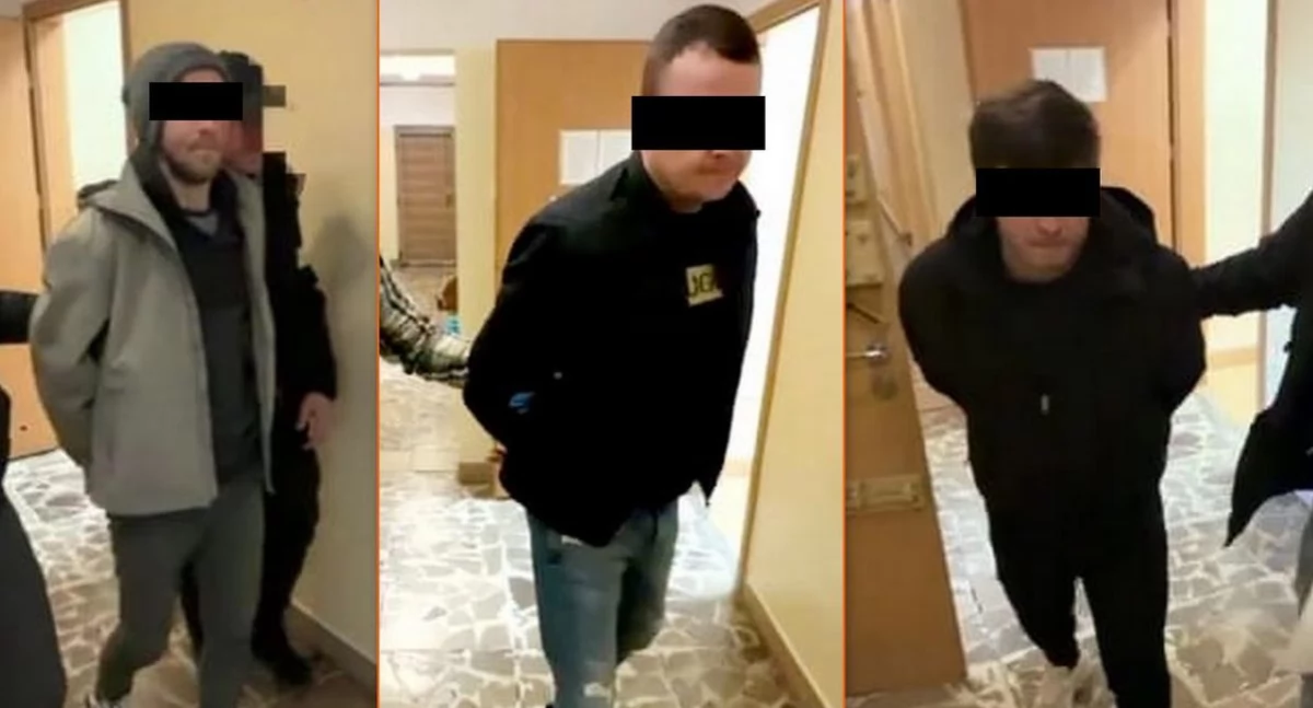 Sprawy kryminalne , Policyjne nagranie zatrzymania przestępców Działali także - zdjęcie, fotografia