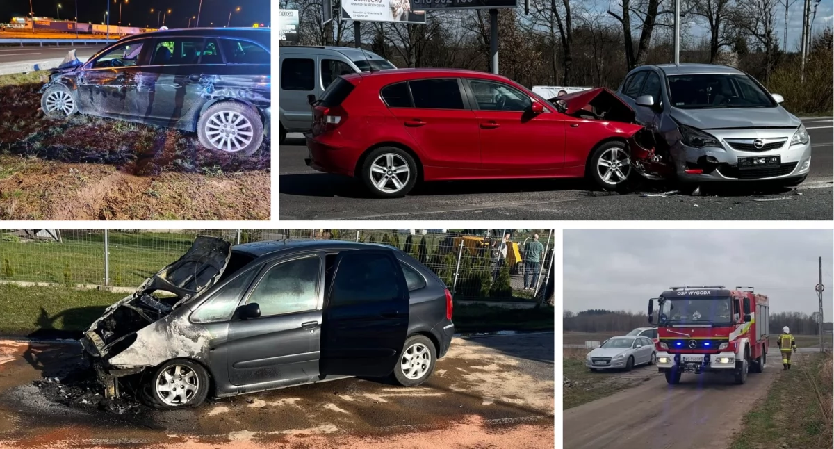 Pożary - interwencje straży, Pożary wypadki kronika zdarzeń Garwolinie - zdjęcie, fotografia