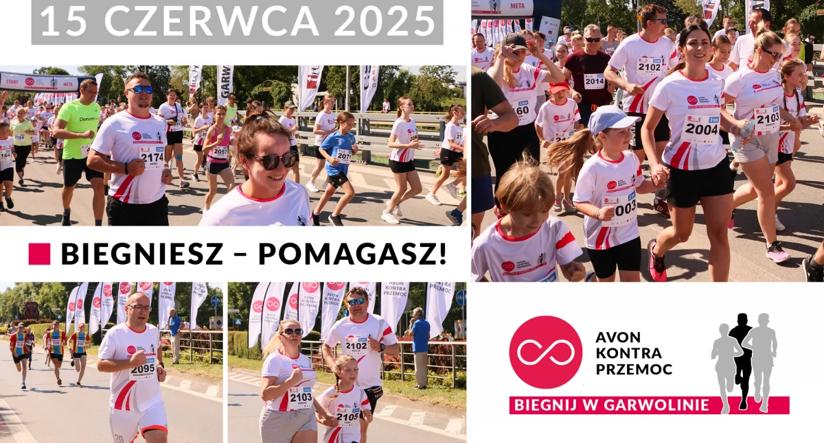 Biegi, Garwolin mówi przemocy! Dołącz biegu misją czerwca! Trwają zapisy - zdjęcie, fotografia