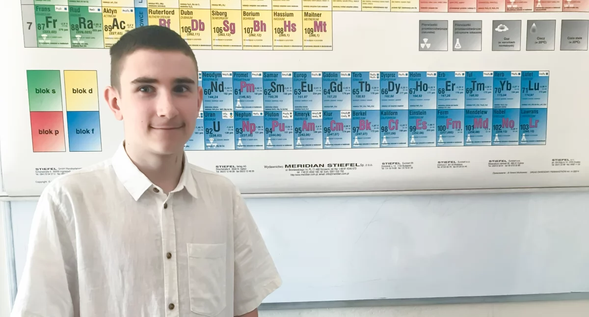 Inne Ciekawostki, Uczeń Korytnicy finalistą Wojewódzkiego Konkursu Przedmiotowego Chemii! Wielki Sukces Patryka Żaczka! - zdjęcie, fotografia