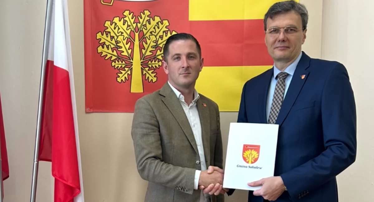 Inne Powiat, Jedyny wicewójt Polsce podpułkownik Marcin Biecek - zdjęcie, fotografia