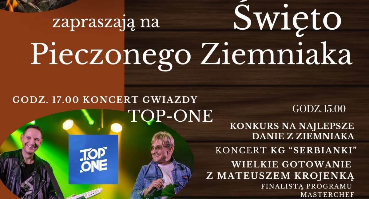 W Powiecie, Legenda disco finalista Masterchefa Program Święta Pieczonego Ziemniaka - zdjęcie, fotografia
