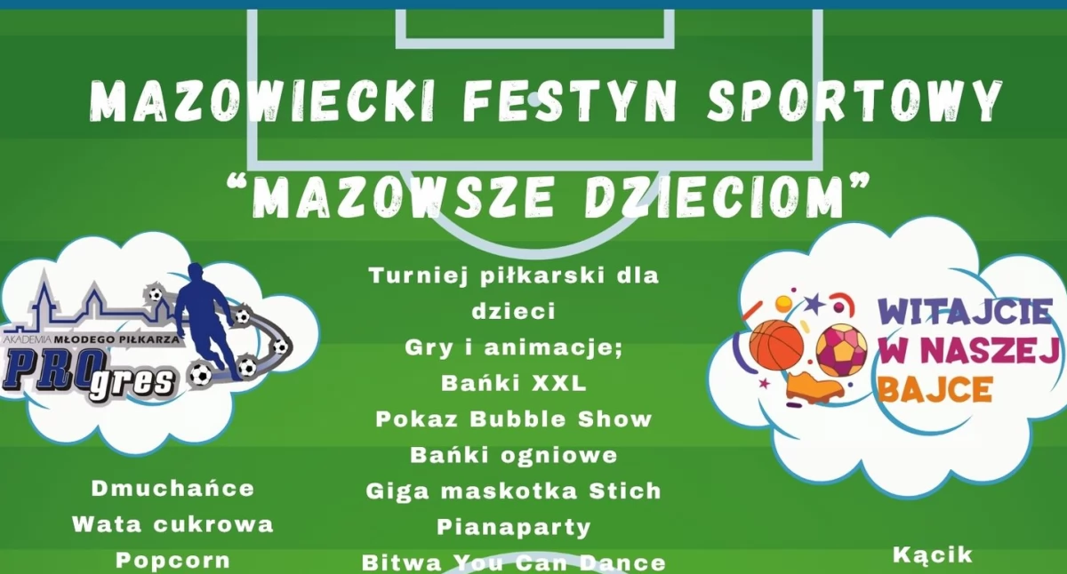 W Garwolinie, Mazowiecki Festyn Sportowy Wielka gratka dzieci mieście! - zdjęcie, fotografia