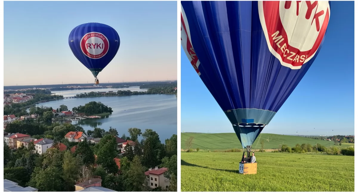 W Powiecie, Balonowe atrakcje degustacje serowe! pomocą! - zdjęcie, fotografia