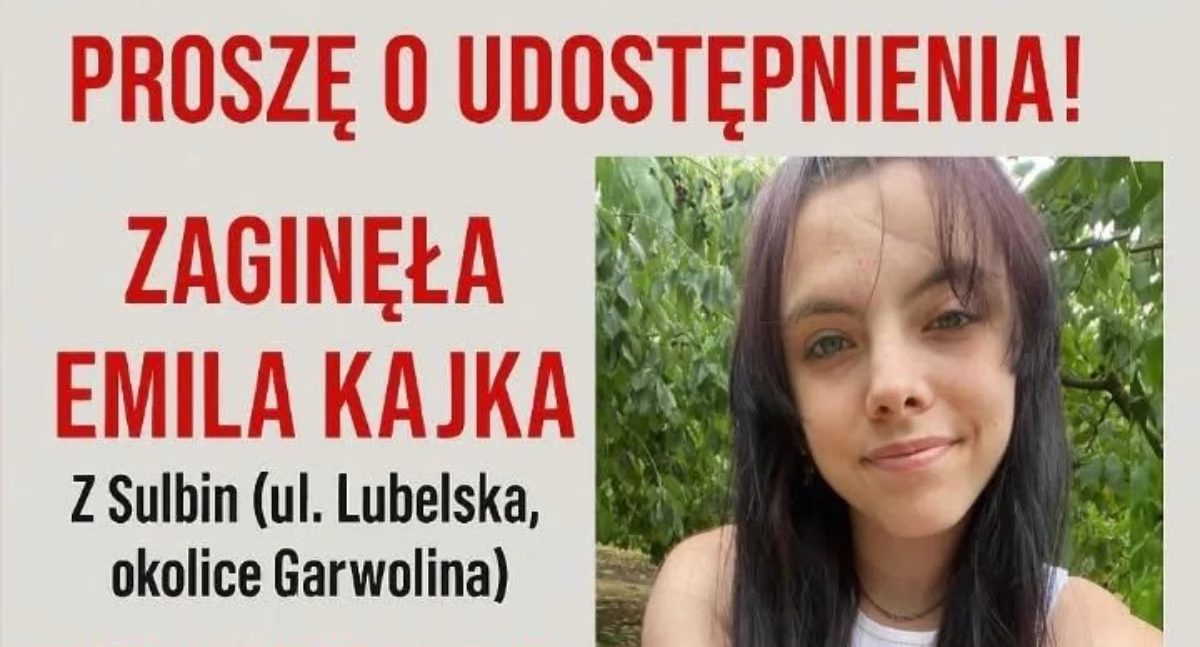 Zaginęła Emila Kajka