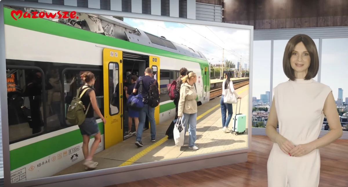 Informacje z Mazowsza - Pociąg „Słoneczny” nad morze