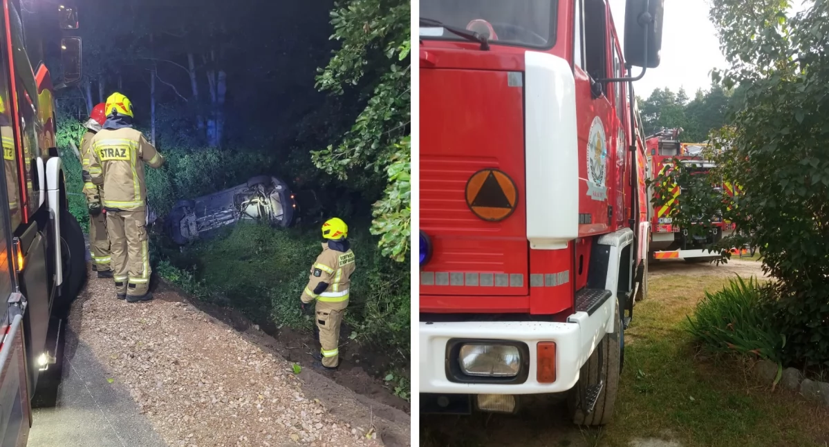 Pożary - interwencje straży, Tygodniowy raport strażacki kolizje pożar powalone drzewo - zdjęcie, fotografia