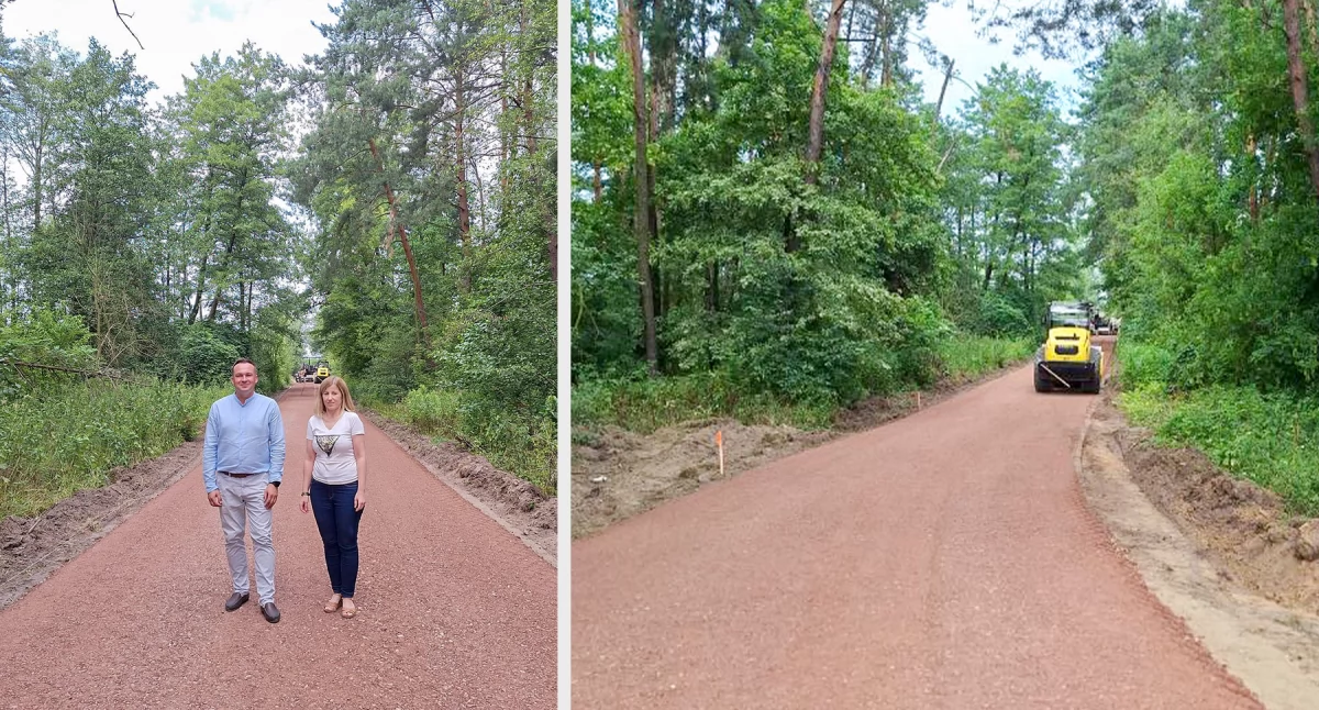 Inne Powiat, asfalt połączy Przewóz Antoniówkę Ruszył remont drogi - zdjęcie, fotografia