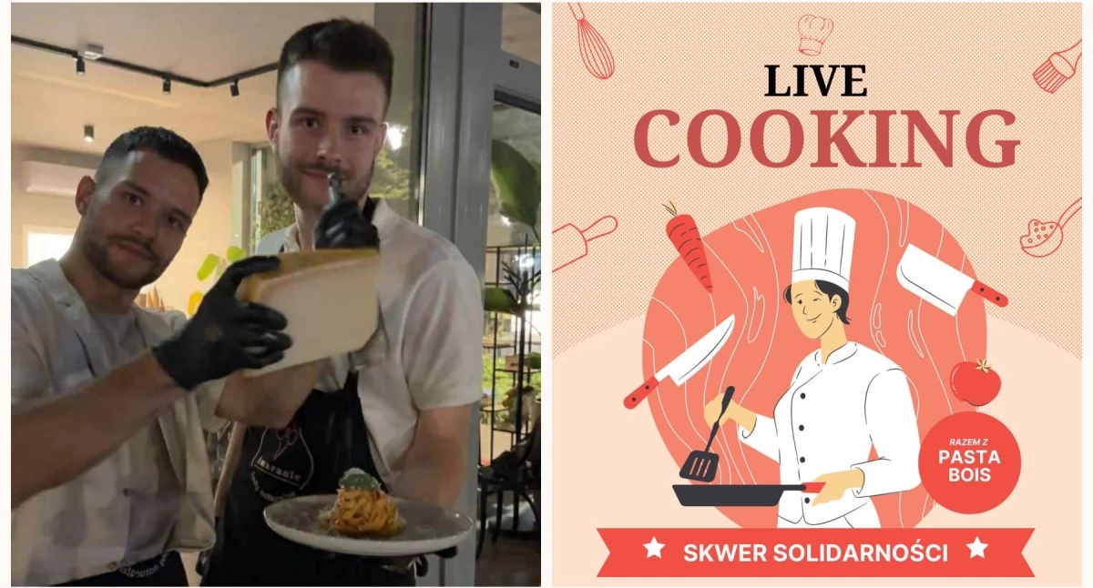 W Garwolinie, Cooking skwerku! Włoskie smaki centrum miasta! - zdjęcie, fotografia