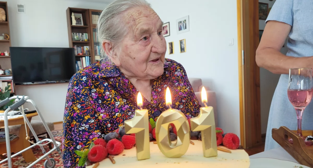 Uroczystości Miejskie, Irena skończyła recepta długowieczność - zdjęcie, fotografia