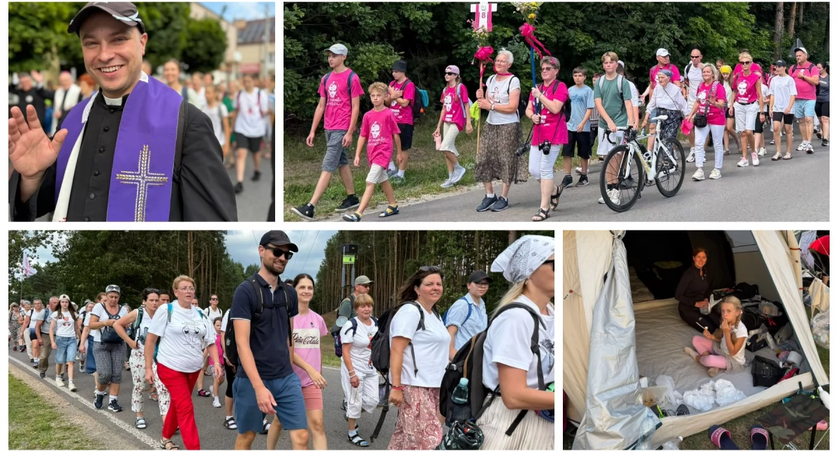 Inne Powiat, pielgrzymim szlaku dzień pierwszy dobrą rozgrzewką! - zdjęcie, fotografia