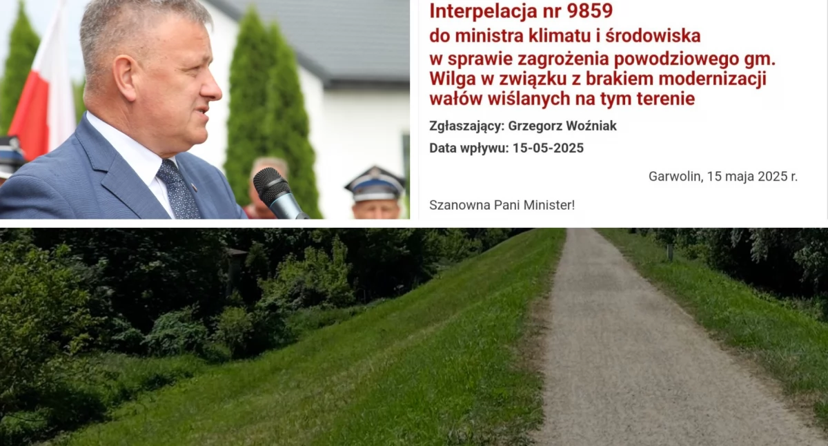 Inne Powiat, wałami wiślanymi Mieszkańcy martwią poseł konkretów - zdjęcie, fotografia