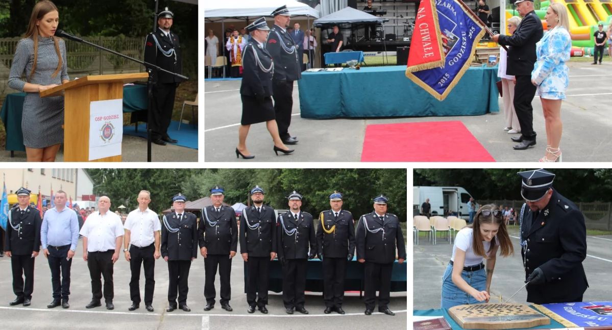 Uroczystości Powiat, Najmłodsza jednostka powiecie otrzymała sztandar ZDJĘCIA VIDEO - zdjęcie, fotografia