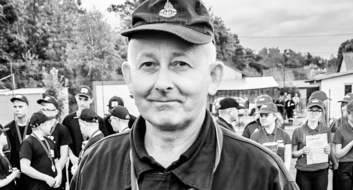 Inne Powiat, Strażacy żałobie żyje Waldemar Korycki Naczelnik Łaskarzewska - zdjęcie, fotografia