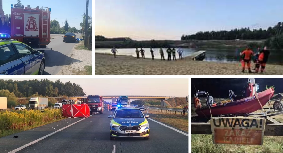 Inne Powiat, Tragiczny długi weekend Seria wypadków utonięć - zdjęcie, fotografia