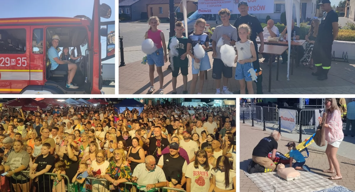 Festyny - Pikniki, Rodzinna integracja strażakami Połączyli festyn odpustem - zdjęcie, fotografia