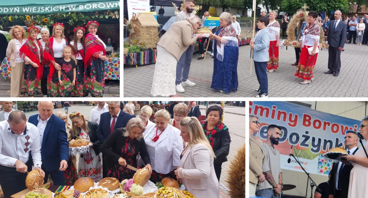 Uroczystości Powiat, talerz dożynki połączone świętem gminy - zdjęcie, fotografia