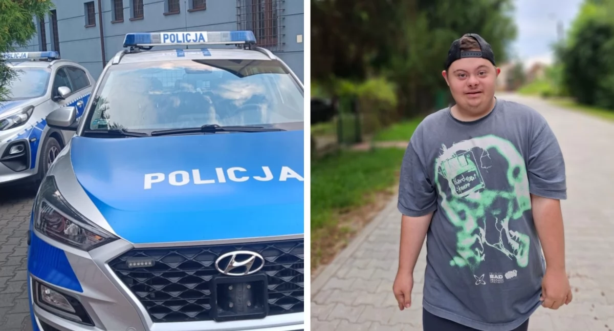 Inne Powiat, zgłosiła zaginięcie Zespołem Downa Błyskawiczna reakcja policji szczęśliwy finał poszukiwań Stasia - zdjęcie, fotografia