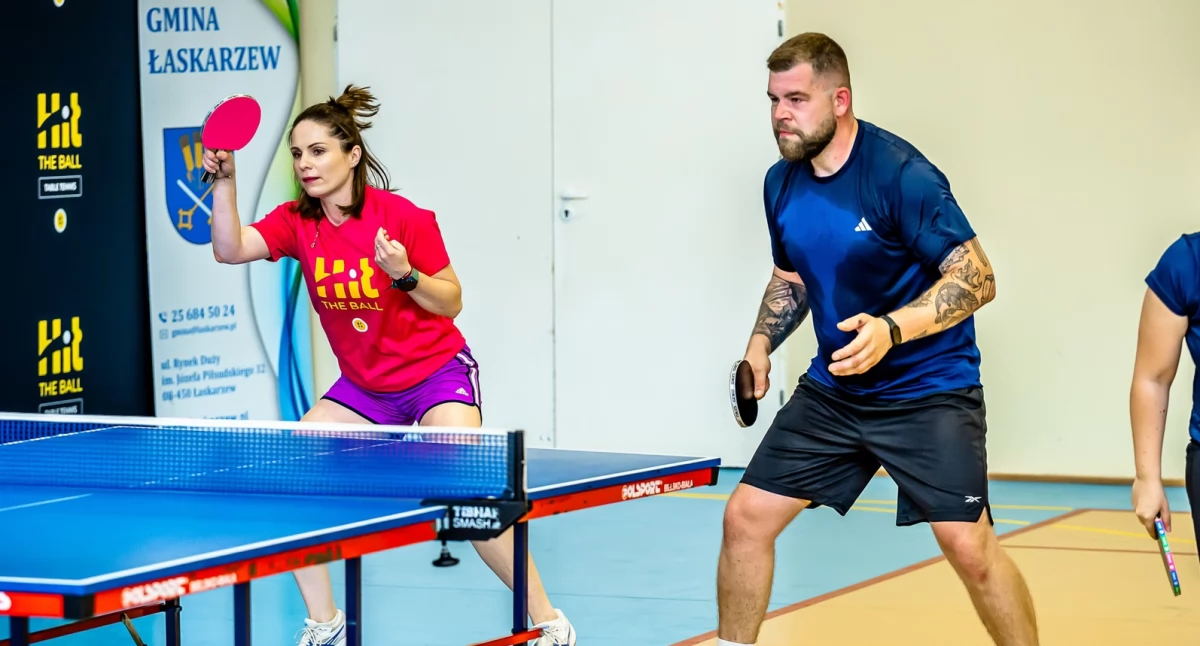 Tenis, Finał Grand Mazowsza tenisie stołowym Dąbrowie! - zdjęcie, fotografia