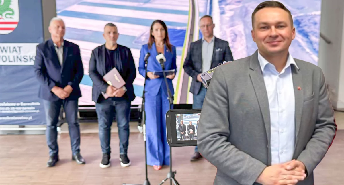 Inne Powiat, Wiśle podziałami zbędnej polityki Burmistrz Kwiatkowski komentuje konferencję prasową powiatu - zdjęcie, fotografia