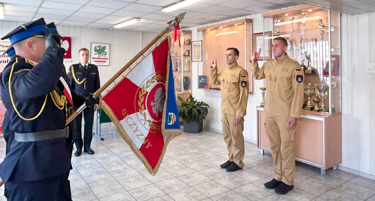 Inne Miejskie, Strażacy Garwolinie! Uroczyste ślubowanie wzmocniło szeregi - zdjęcie, fotografia