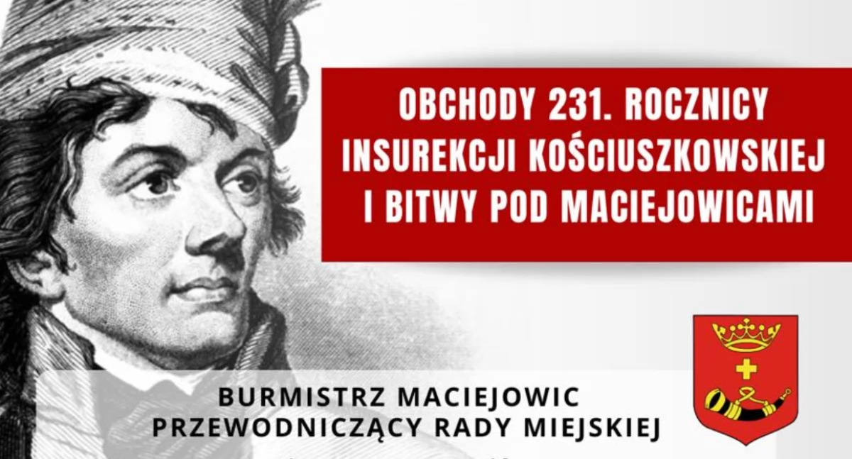 W Powiecie, Maciejowice pamiętają! Obchody rocznicy Insurekcji Bitwy Wystąpi Maciej Miecznikowski - zdjęcie, fotografia