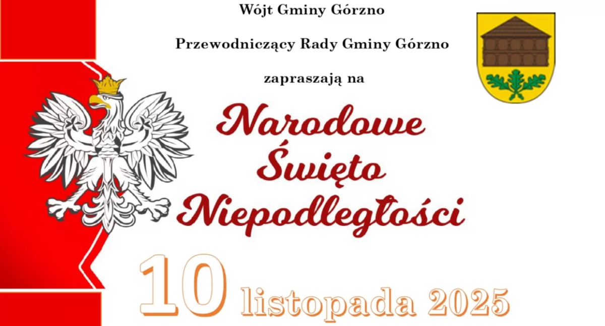 Wielkie świętowanie w Górznie! Program obchodów Narodowego Święta Niepodległości