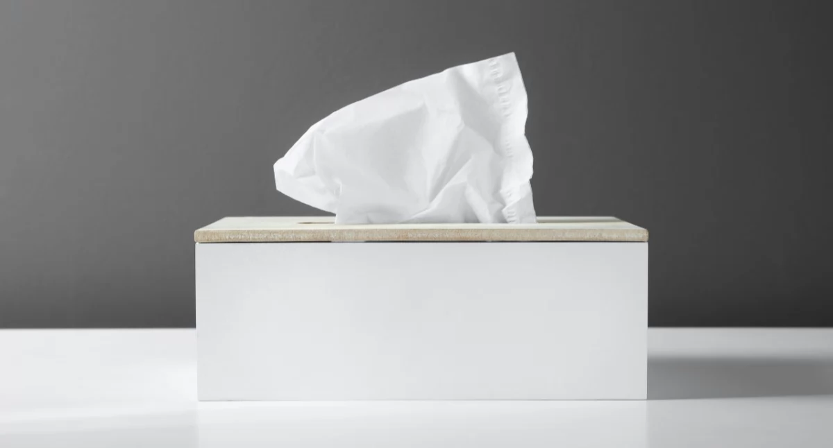 Pudełko z higienicznymi chusteczkami – praktyczne rozwiązanie do każdego wnętrza