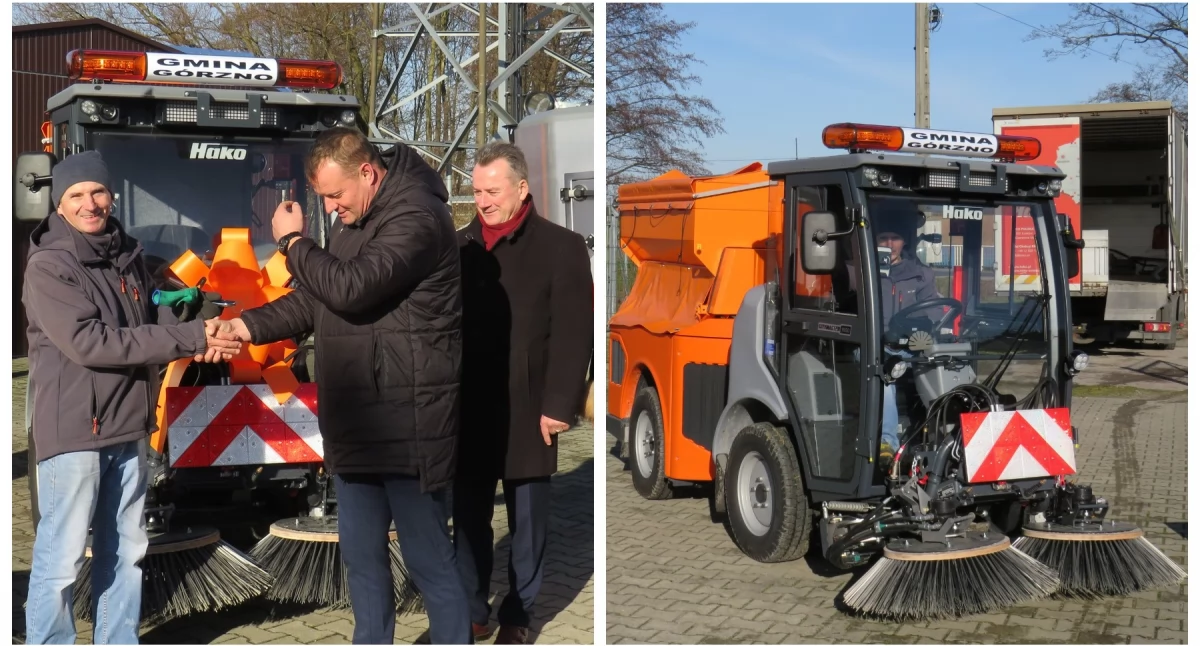 Kluczyki do nowoczesnej zamiatarki przekazane! To nie jedyny zakup gminy!