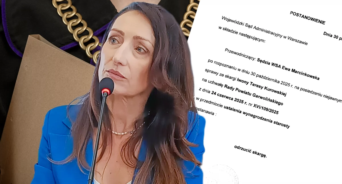 Sąd odrzucił skargę starosty Iwony Kurowskiej. Uzasadnienie zaskakuje