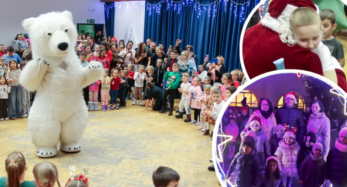 Inne Powiat, Choinka rozświetlona Mikołaj uratowany! Żelechów świątecznym klimacie ataku Grincha - zdjęcie, fotografia