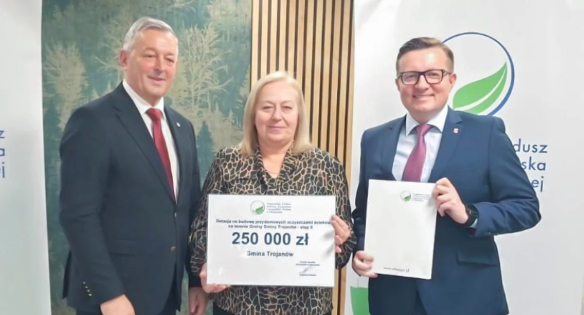 Inwestycje Powiat, Czysta gminie Trojanów! nowych przydomowych oczyszczalni dzięki dotacji - zdjęcie, fotografia