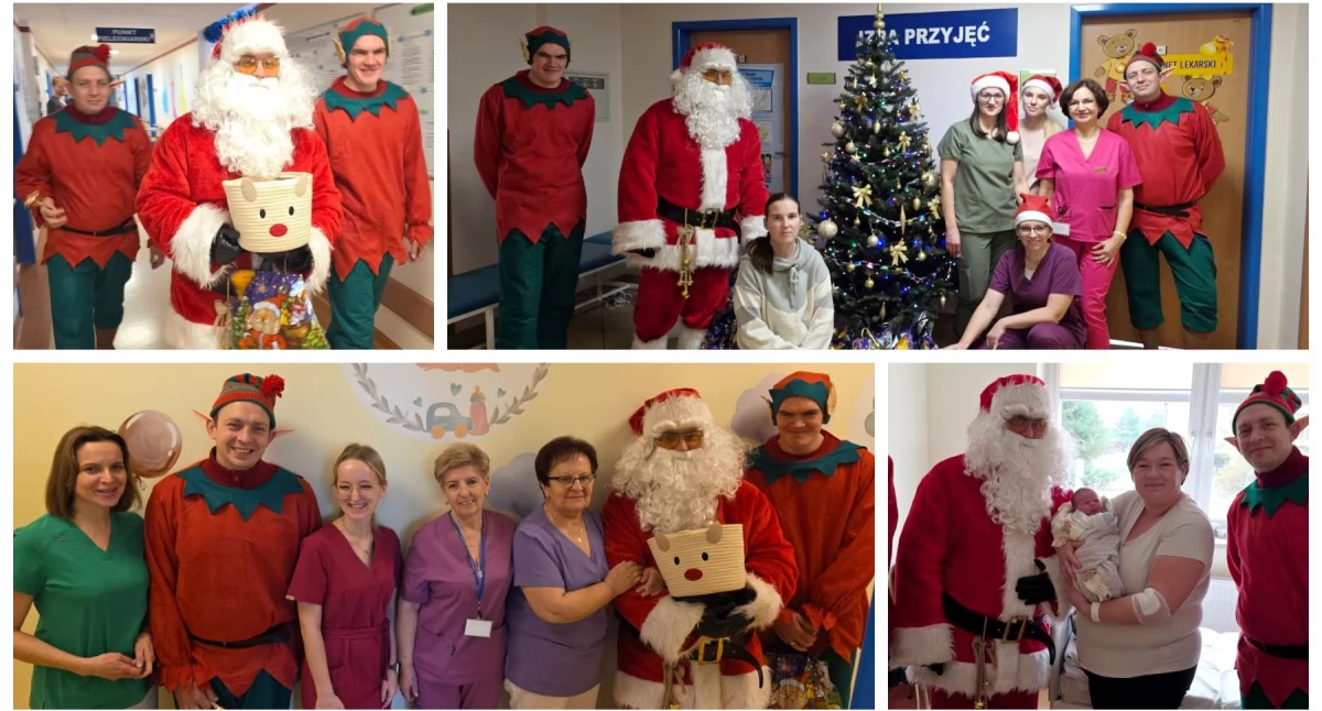 Charytatywnie, pacjenci szpitala obdarowani! Mikołaj zostawił oddziale - zdjęcie, fotografia