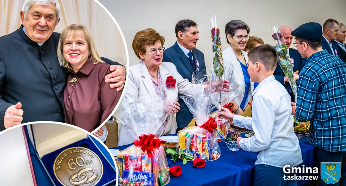 Uroczystości Powiat, Przeżyli sobą Wzruszająca uroczystość gminie Łaskarzew [ZDJĘCIA] - zdjęcie, fotografia