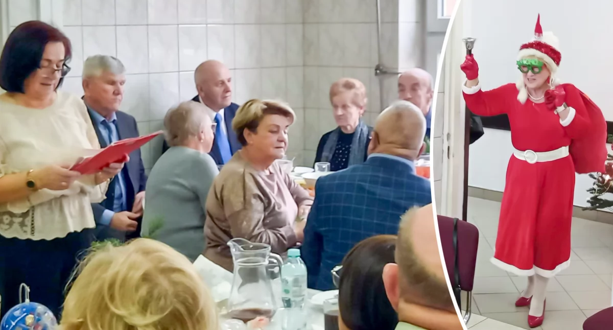 Zdjcie:  W Żelechowie odbyło się świąteczne spotkanie opłatkowe członków Stowarzyszenia Emerytów i Rencistów, fot. Gmina Żelechów