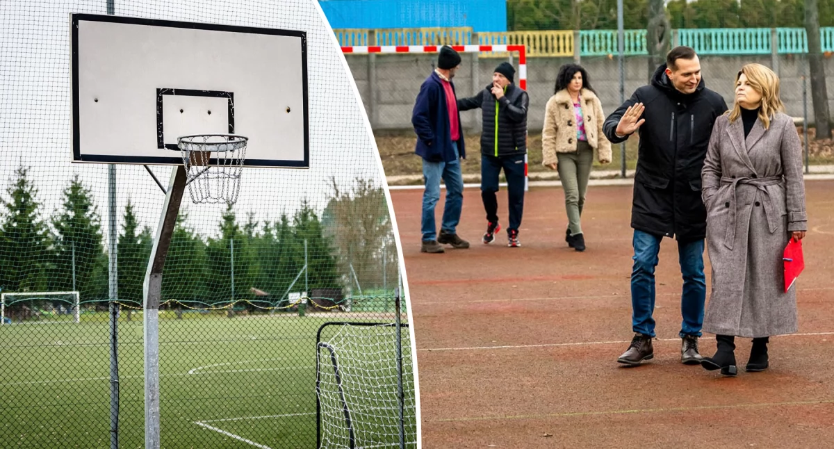 Zdjcie:  Gmina Łaskarzew zrealizowała inwestycję sportową przy Zespole Szkół w Starym Pilczynie, fot. Gmina Łaskarzew