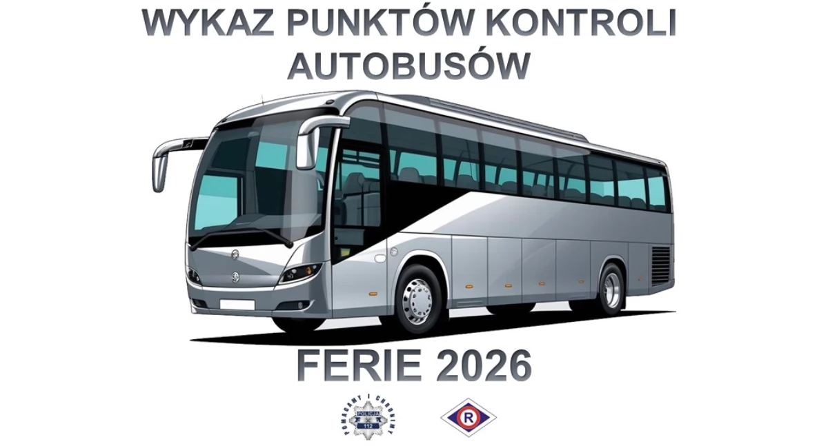 Komunikaty policji , Ferie Policja będzie kontrolować autobusy dziećmi Sprawdź punkt powiecie garwolińskim - zdjęcie, fotografia