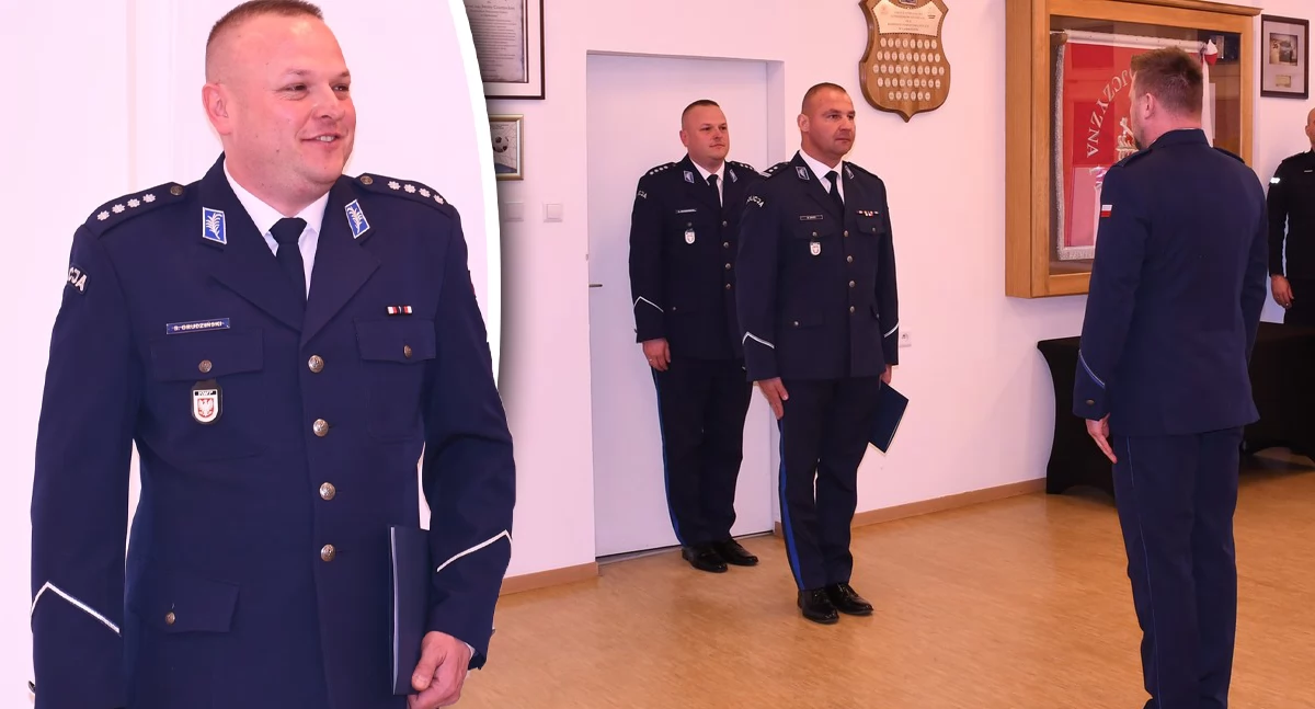 Komunikaty policji , Zmiany Policji Garwolinie Sebastian Grudziński objął stanowisko - zdjęcie, fotografia