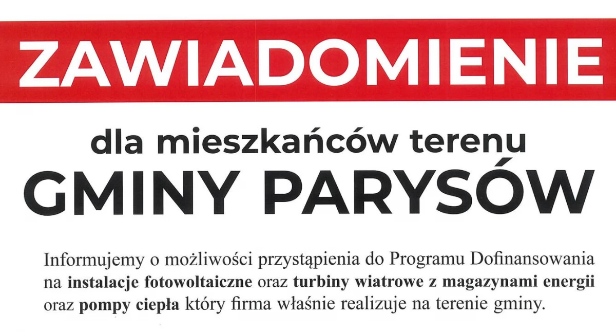 Inne Powiat, Dofinansowanie mieszkańców Gminy Parysów Spotkanie lutego - zdjęcie, fotografia