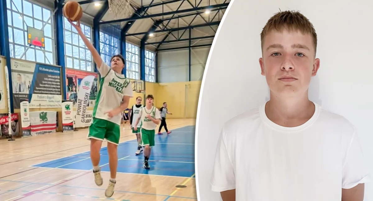 Inne Dyscypliny, Garwoliński „Jordan” parkiecie Paweł Durys rzuca punktów jednym meczu! - zdjęcie, fotografia