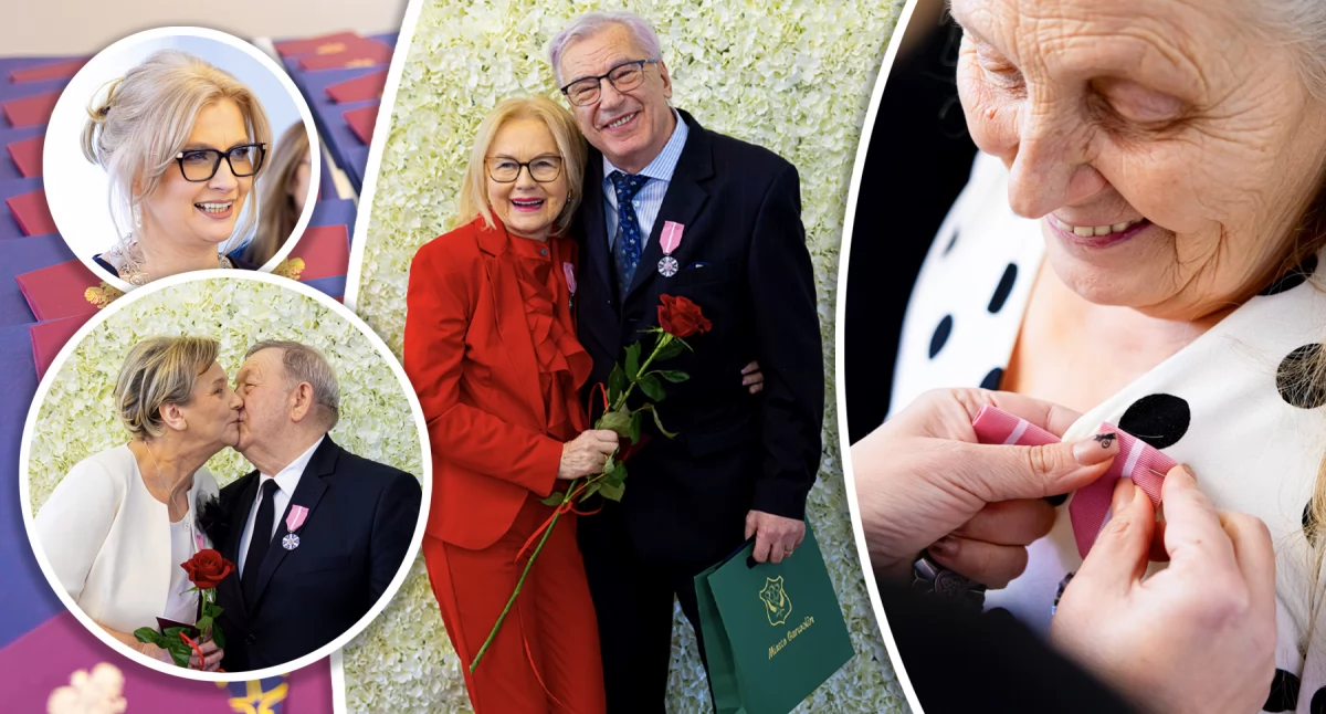 Uroczystości Miejskie, Pięć dekad razem Złote Diamentowe Brylantowe Garwolinie - zdjęcie, fotografia