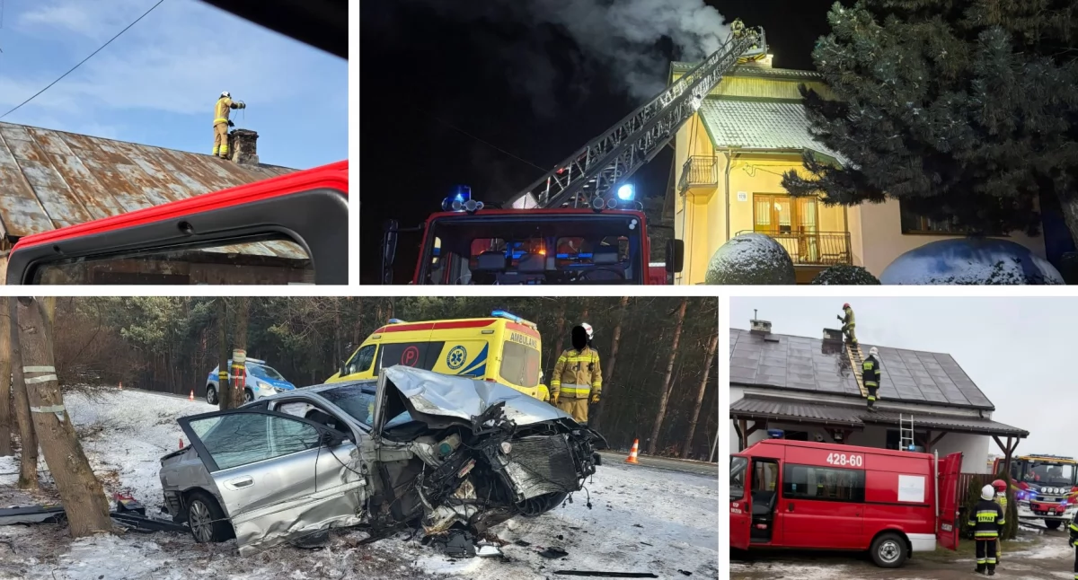 Pożary - interwencje straży, Strażackie podsumowanie tygodnia pożary sadzy wypadki - zdjęcie, fotografia